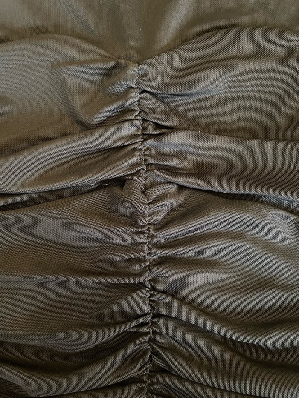 Dynamite Black Ruched Front Tank - Picture 6 of 9